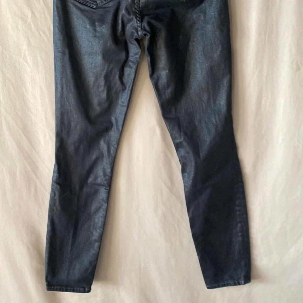 Gap Black Shimmer True Skinny High Rise Jeans. Size 26 NWOT. Great for Holidays! - Picture 6 of 9